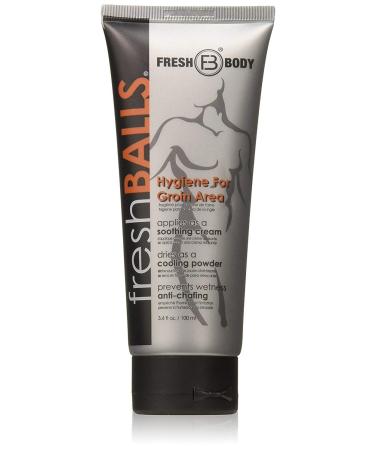 Fresh Body FB - Fresh Balls Lotion 3.4 fl oz (6 Pack) | Men's Anti-Chafing Cream for Groin Hygiene - Buy Online on GoSupps.com