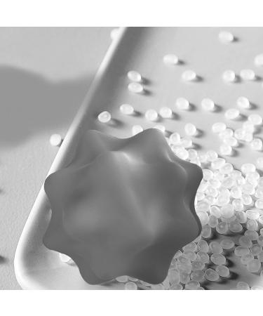 Structured Massage Ball | Trigger Point Spherical Massager | Self-Massaging Spiky Balls for Deep Tissue Myofascial Relaxation | Ideal for Yoga & Pilates - Gray - Buy Online on GoSupps.com