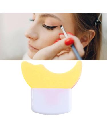 Eyelash Applicator Baffle Eyelash Mascara Smudge Guard Silicone Smoothing Surfaces Various Angles For All Face Shapes (Yellow) - Buy Online on GoSupps.com
