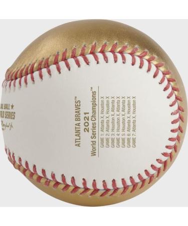 Rawlings Atlanta Braves 2021 World Series Champions Commemorative Baseball White Leather - Buy Online on GoSupps.com