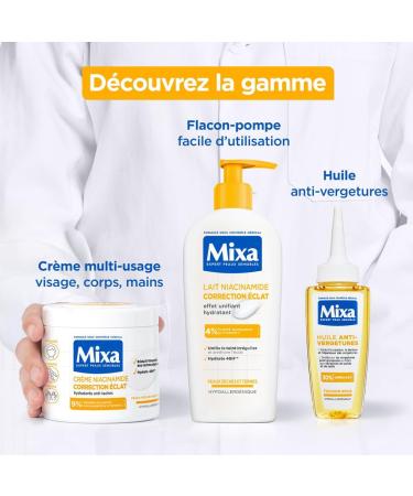 Mixa Milk Niacinamide Correction Radiance 250ML - Buy Online on GoSupps.com