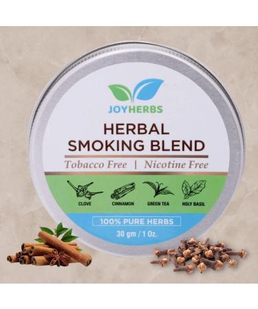 JOYHERBS Nicotine-Free Herbal Smoking Blend 30gm - 100% Natural Mixture for 40 Rolls - Buy Online on GoSupps.com