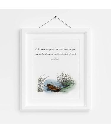 Scenic Lake and River Trees Boat Clear Stamp Set for Card Making and Scrapbooking - Silicone Stamps for Photo Album Decor - Buy Online on GoSupps.com