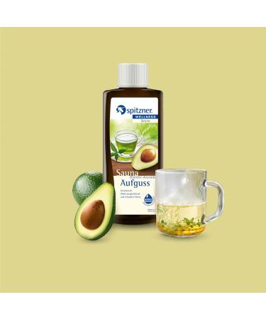Spitzner Sauna Infusion Gr ntee-Avocado 190ml | Aromatic Wellness Concentrate for Relaxation & Anti-Stress | Natural Sauna Oil - Buy Online on GoSupps.com