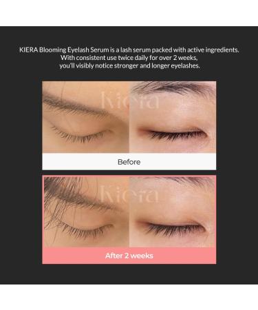 KIERA Blooming Eyelash Serum 0.25oz(7.5ml) | Enhancing Eyelash Length & Thickness | Suitable for Eyebrows and Scalp Use - Buy Online on GoSupps.com