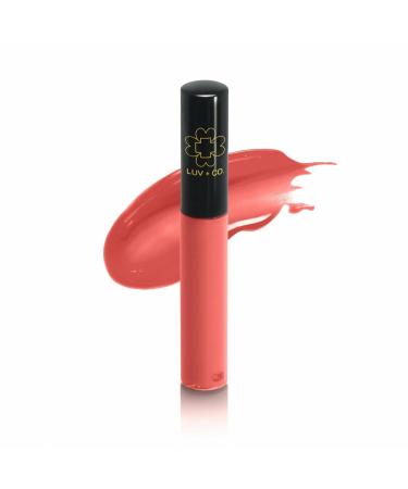 Buy Coral Peach Lip Gloss | 90% Organic Non-Sticky Moisturizing & Gluten-Free | 7ml Boheme Glossy Coverage - Buy Online on GoSupps.com