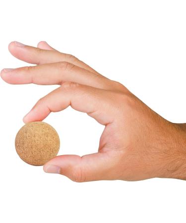 100% Cork Yoga Studio Massage Balls - Set of 3 Ideal for Relaxation & Pain Relief - Buy Online on GoSupps.com