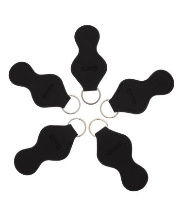 Didiseaon Didiseaon 5Pcs Lipstick Case Keychain Lipstick Protector Neoprene Lipstick Cover Car Makeup Travel Case Mermaid Keychain