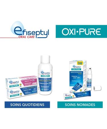  Efiseptyl EFISEPTYL Oxi-Pure Mouthwash Protection Halitosis Fresh Breath 12 Hour Proven Effectiveness 500 ml - Pack of 3 - Buy Online on GoSupps.com
