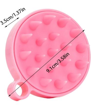 Hair Massage Device for Scalp | Manual Head Massage Brush & Cleaning Tool | Pink-Glossy ARC - Revitalize Your Scalp & Hair Care - Buy Online on GoSupps.com