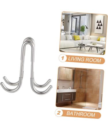Abaodam 2pcs Bathroom Hook Picture Frame Hooks Picture Hanger B07sc2f55t Over Door Hook Back Door Bath Towel - Buy Online on GoSupps.com