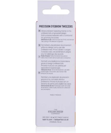 Hi Brow Titanium Tweezers with Comb for Precision Hair Removal - Buy Online on GoSupps.com