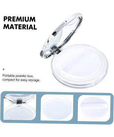 Angoily 2pcs Boxes Powder Box Makeup Accessory Case Dusting Mini Makeup Powder Case Empty Box Miss Make up - Buy Online on GoSupps.com