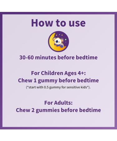 Bamofany Kids Melatonin 1mg Gummies Twin Pack (120 Count) 2x60 Strawberry Gummies, Safe Sleep Support for Ages 4+ with L-Theanine, Vegan, Sugar Free - Buy Online on GoSupps.com