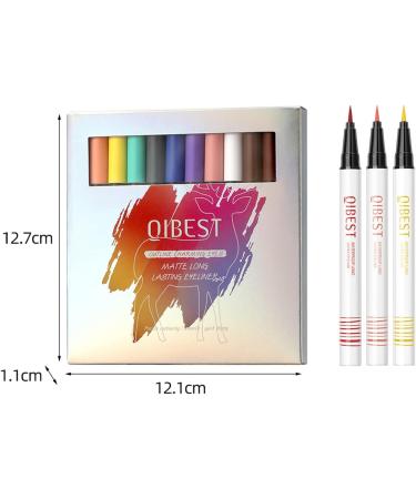 12 Colored Eyeliners Pen Set Waterproof Smudge-Proof Eye Shadow Pencil Liquid Eyeliner Makeup Set Long-Lasting High Pigmented Rainbow Eyeliner Pencils Kit Glitter Eye Liners for Women #5*12colour - Buy Online on GoSupps.com
