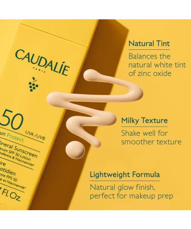 Caudalie Vinosun Daily Mineral Sunscreen SPF50 | International Shipping - Best Sunscreen for Radiant Skin - Buy Online on GoSupps.com