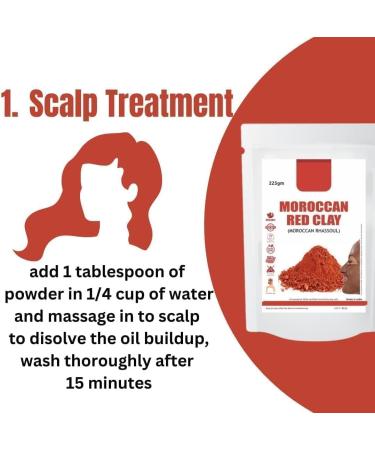 Clay powder for face body and hair 225 g - Buy Online on GoSupps.com