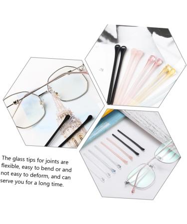 Gleavi 20 Pieces Temple Protection Glasses Replacement Bars | Brillen Bracket End Tips | Glasses Accessories & Plastic Boot for Kids - Buy Online on GoSupps.com