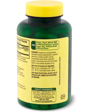 NEWCHEERS Spring Valley Ginger Root Capsules 550 mg 100-Count Pack of 2 - Buy Online on GoSupps.com