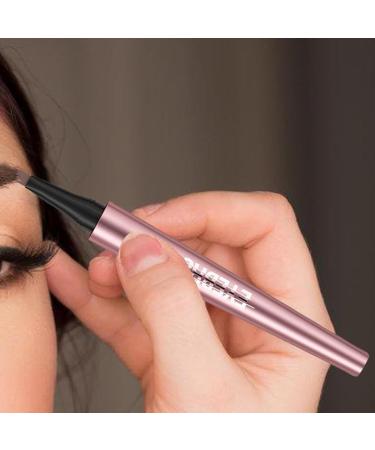 3D Magic Microblading Eyebrow Pen The Naturals Microblading Eyebrow Pen 4 Micro-Fork Tip Magic Eyebrow Pencil 3d Waterproof Contouring Pen For Makeup Dark Brown - Buy Online on GoSupps.com