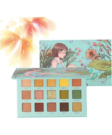 Didiseaon 1pc 15 Eyeshadow Powder Eyeshadow Palette Makeup Accessories Eye Shadow Box Cosmetic - Buy Online on GoSupps.com