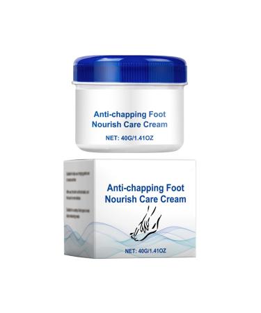 Generisch Foot Cream 40g of heel cream for cracked skin | Natural care lotion for the whole family to nourish after showering