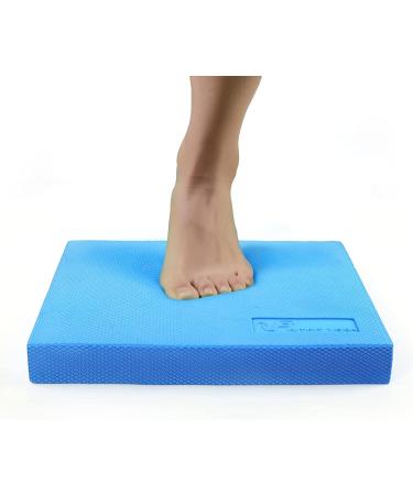 RitFit Balance Foam Pad - 2 inch TPE Non-Slip Mat for Fitness & Balance Exercises,Yoga, Physical Therapy, Knee Cushion with Multi Colors Blue