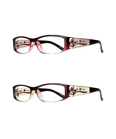 Kaylee Stylish Reading Glasses for Women (2-Pack 3.75) 2-pack 3.75 x