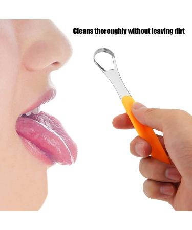Buy Stainless Steel Tongue Scraper 2 Pack | Best Oral Care Cleaning Tool for Fresh Breath - Buy Online on GoSupps.com