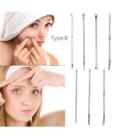 Acne Needles & Blackhead Remover Kit | Sunnymi 7pcs Stainless Steel Tool Set for Flawless Skin - Buy Online on GoSupps.com