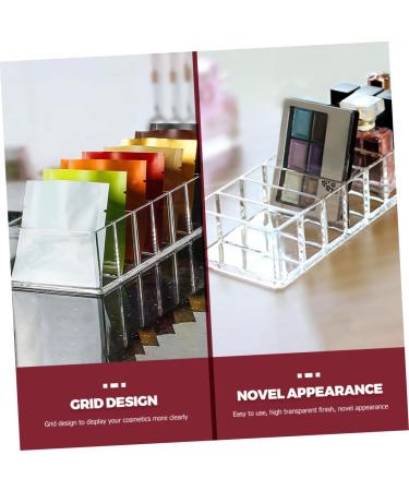 Balacoo Makeup Organzier Box Makeup Storage Box Makeup Storage Case Acrylic Eyeshadow Holder Cosmetics Rack Multipurpose - Buy Online on GoSupps.com