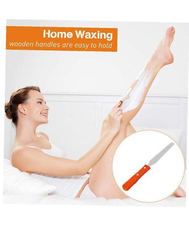 Yililay Reusable Waxing Patel Sticks - Metal & Wooden Handle Craft Set for Body Hair Removal | Smooth Wax Mixture Application - Buy Online on GoSupps.com