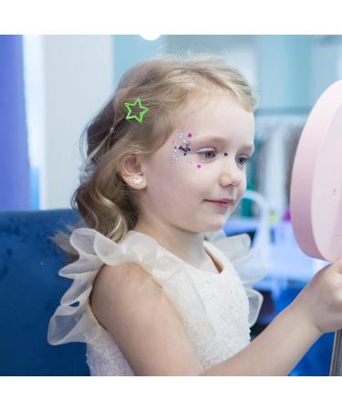 30 Pcs Non-Slip Star Hair Clips - Cute Colorful Snap Barrettes for Girls, Kids, Toddlers, and Women | Kawaii Hair Accessories - Buy Online on GoSupps.com