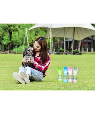 Madeking Portable Dog Water Bottle Dispenser - Leak Proof & Lightweight Pet Travel Bowl for Walking and Travel - Blue - Buy Online on GoSupps.com