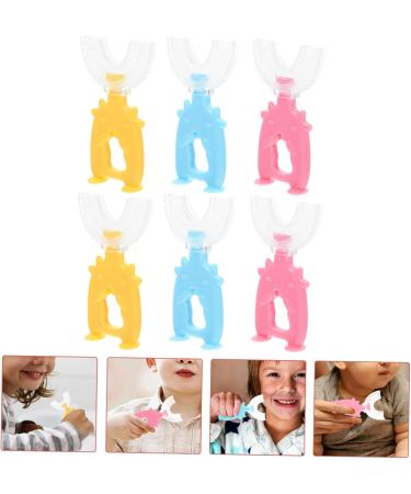 Beaupretty U-Shaped Toothbrush for Kids - 18 Pack Portable Soft Fur Hand Brush | Whole Mouth Cleaning - Buy Online on GoSupps.com