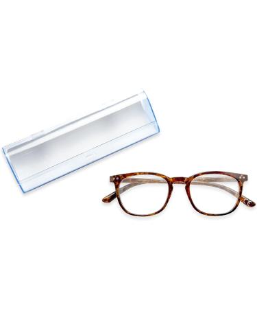 Foster Grant Caiden Blue Light Bifocal Reading Glasses for Men - Milky Brown Tortoise 48mm - International Shipping Available - Buy Online on GoSupps.com