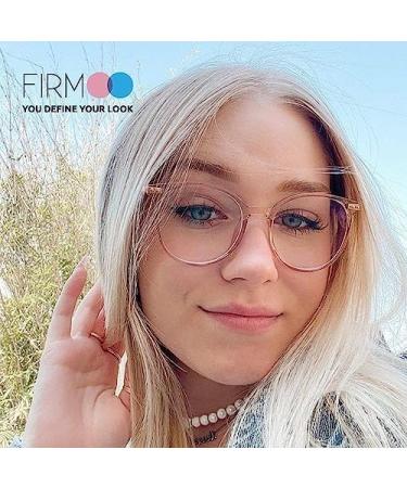 Firmoo Blue Light Blocking Glasses - Anti Glare Eyestrain Computer Gaming Glasses for Women Men, Blue Blocker Non Prescription Eyeglasses Rosa 0.0x - Buy Online on GoSupps.com