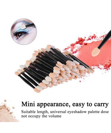 AKOAK 100 Pcs Soft Latex Sponge Eye Shadow Stick - Double-sided Disposable Brushes & Glitter Tools for Perfect Eye Makeup - Buy Online on GoSupps.com