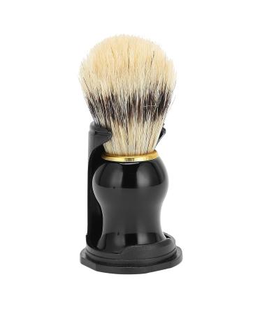 Natudeco Men's Shaving Brush - Premium Beard & Facial Cleaning Brush with Black Drip Stand | Ideal for Wet Shaving & Hairdressing Tools - Buy Online on GoSupps.com