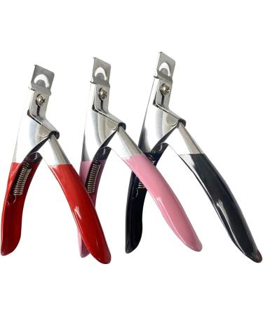 Nail Clipper for Thick Nails Nail Tips Nail Clipper Type U Stainless Steel Nail Cutter For Acrylic Nails Pedicure Tools Professional Coupe Capsule Ongle (Color : Red) - Buy Online on GoSupps.com