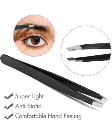 Grendly 5 Piece Eyebrow Care Set - Stainless Steel Tweezers Scissors Comb & Pen - Perfect Eyebrow Grooming Kit for Flawless Brows - Buy Online on GoSupps.com