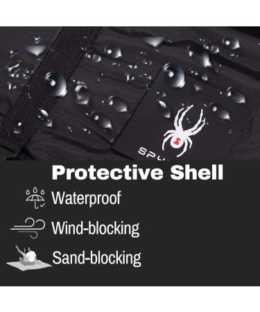 Spyder Waterproof Stadium Blanket 50 x 72 - Heather Gray/Black - Ideal for Camping, Picnics, Beach, Concerts - Buy Online on GoSupps.com