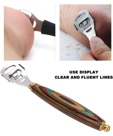 Ergonomic Handle Washable Foot Dead Skin Remover Foot Rasp for Cracked Dry Dead Hard Skin & Calluses Skin Feet Care - Buy Online on GoSupps.com