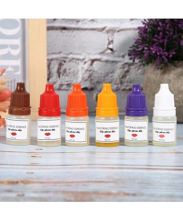 Buy Edible Lipstick Liquid Pigment Set - DIY Fragrant Lip Gloss Makeup Tool | 5ml x 6PCS - Perfect for Lip Balm & Gloss - Buy Online on GoSupps.com