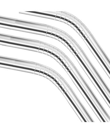 Stainless Steel Straws set of 4 Alotpower FDA-Approved Metal Straws18/8 Reusable Stainless Steel Drinking Straws for 20 oz Tumblers Rumblers Cold Beverage 20 oz bent straws - Buy Online on GoSupps.com
