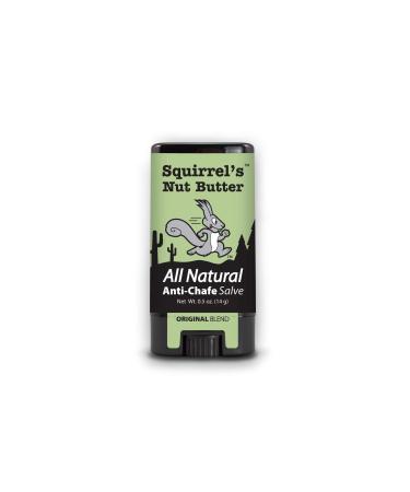 Squirrel's Nut Butter All Natural Anti Chafe Salve, Stick Applicator, 0.5 oz 0.5 Ounce (Pack of 1)