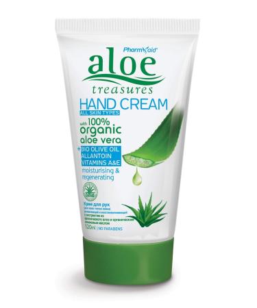 Pharmaid Aloe Treasure Hand Cream with Olive Oil & Organic Aloe Vera - 120ml | Nourishing International Shipping - Buy Online on GoSupps.com