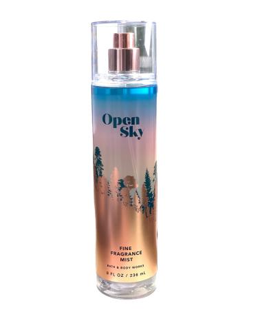 Bath and body Lotion, Perfume Mist, Shower Gel Holiday and Tropical Fragrance Collection (Open Sky Mist, 8 Ounce, 8 Ounce) Open Sky Mist, 8 Ounce 8 Fl Oz (Pack of 1)