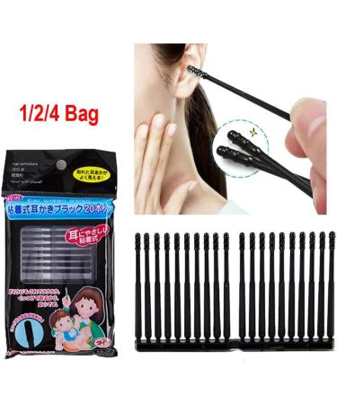 XIDAJIE Disposable Sticky Ear Swabs Pick - 20/40/80Pcs/Pack Wax Removal Tool Kit for Adults & Children - 3 Bag Options Available - Buy Online on GoSupps.com