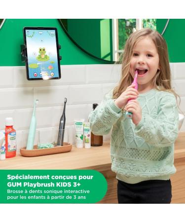 GUM Playbrush Kids 3+ Brush Heads | Compatible with GUM Playbrush Electric Toothbrush | Extra Soft Bristles | Small Head | 3x - Buy Online on GoSupps.com